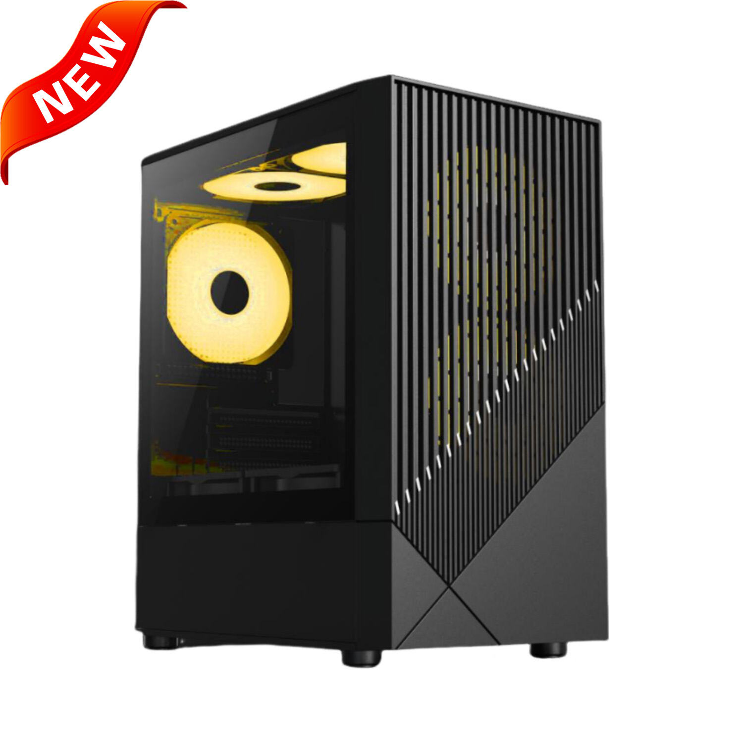 U2002 Compact Micro ATX PC Case with High Airflow