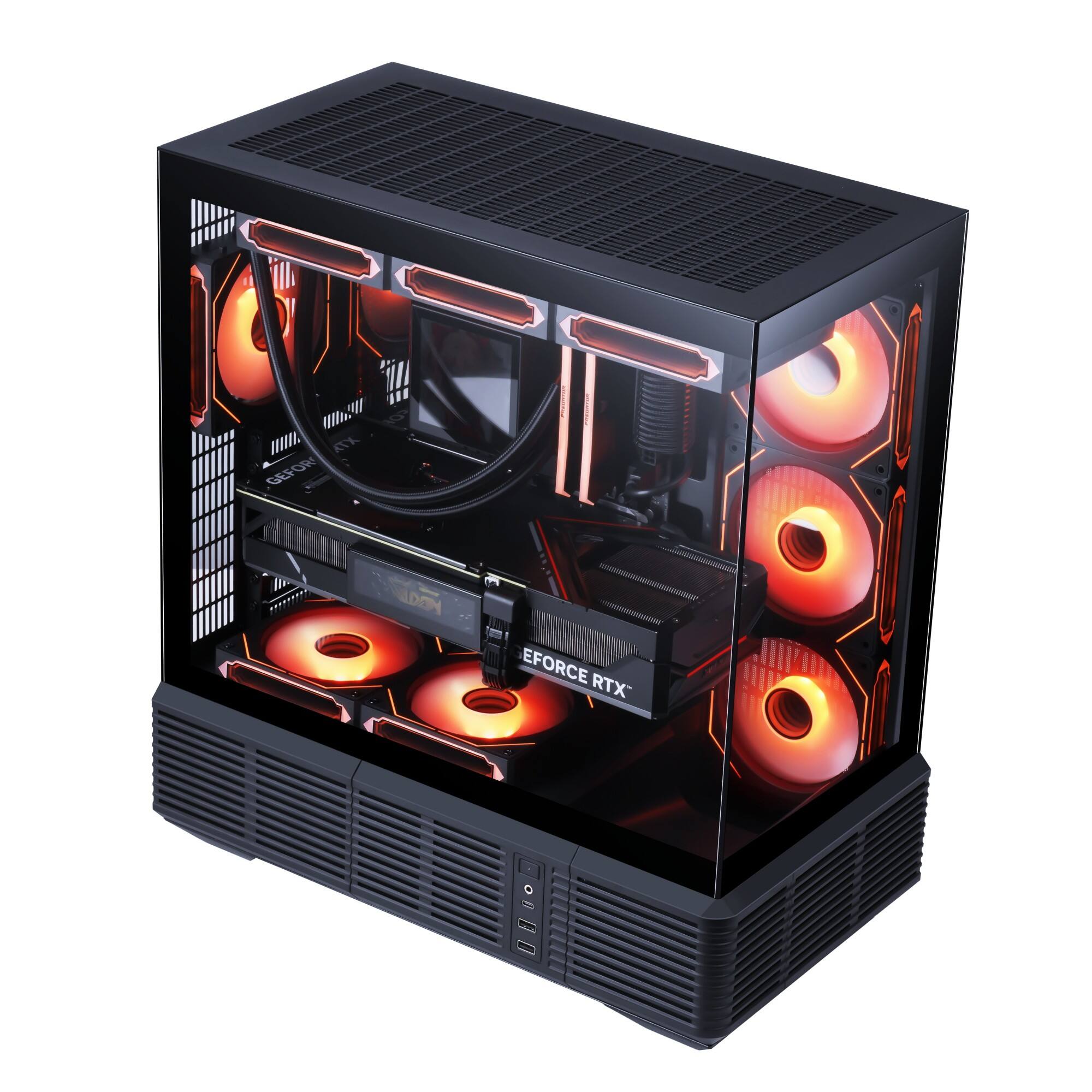 2352 Magic ATX Oyun Bilgisayarı Kasesi LCD Ekran ile | Kasa Modelleri