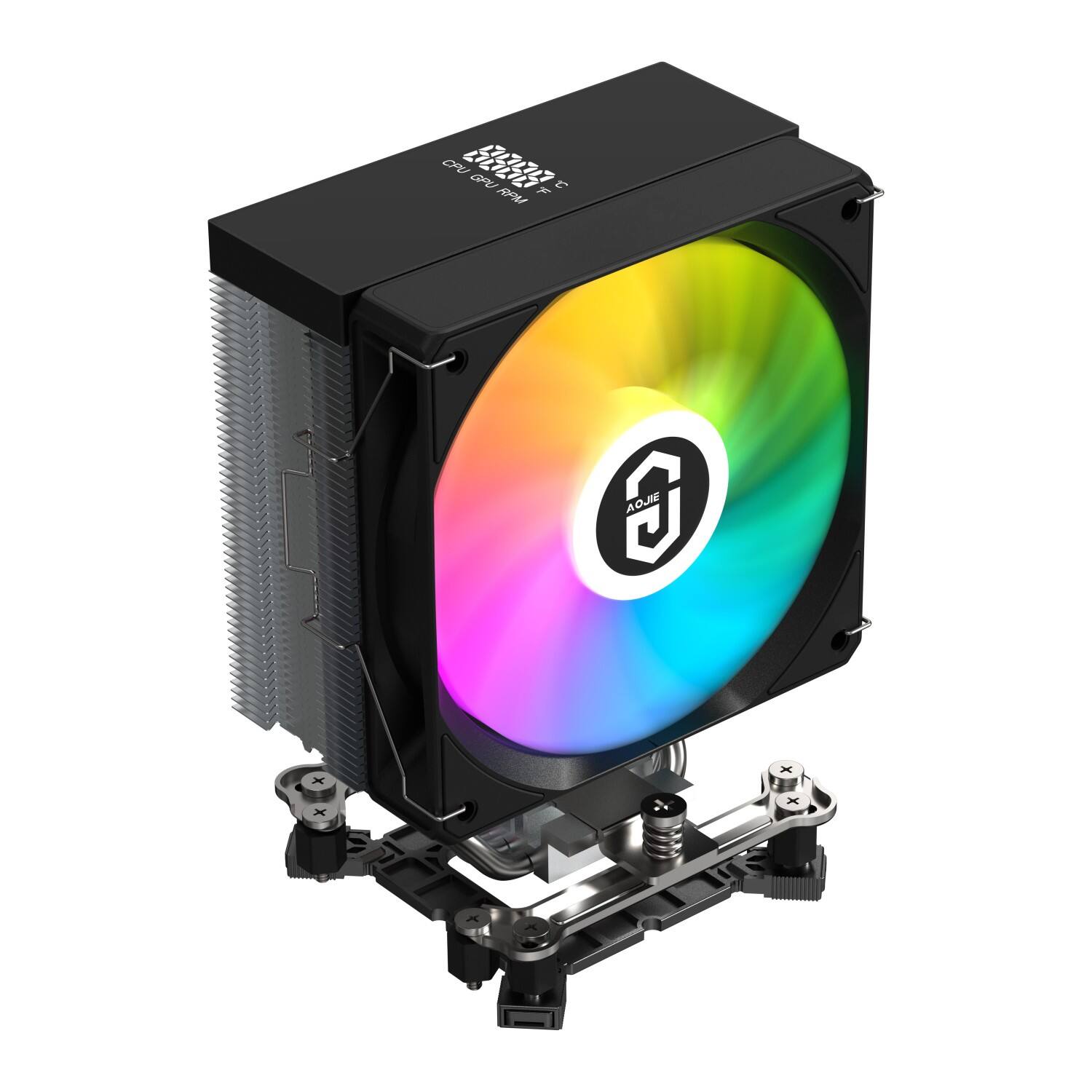 Y400D CPU Air Cooler with Digital Display