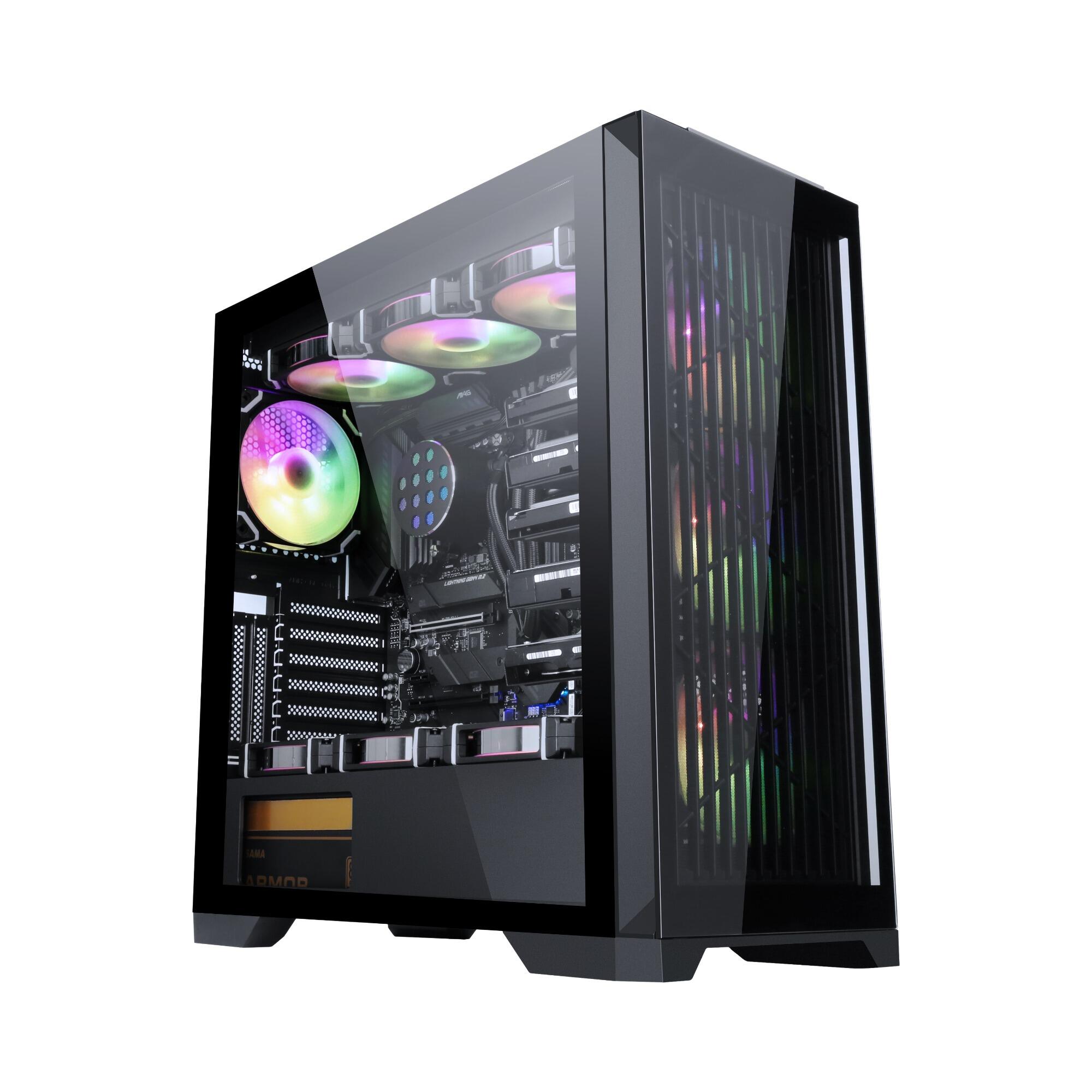 4305 ATX Mid-Tower Gaming PC Case with Tempered Glass