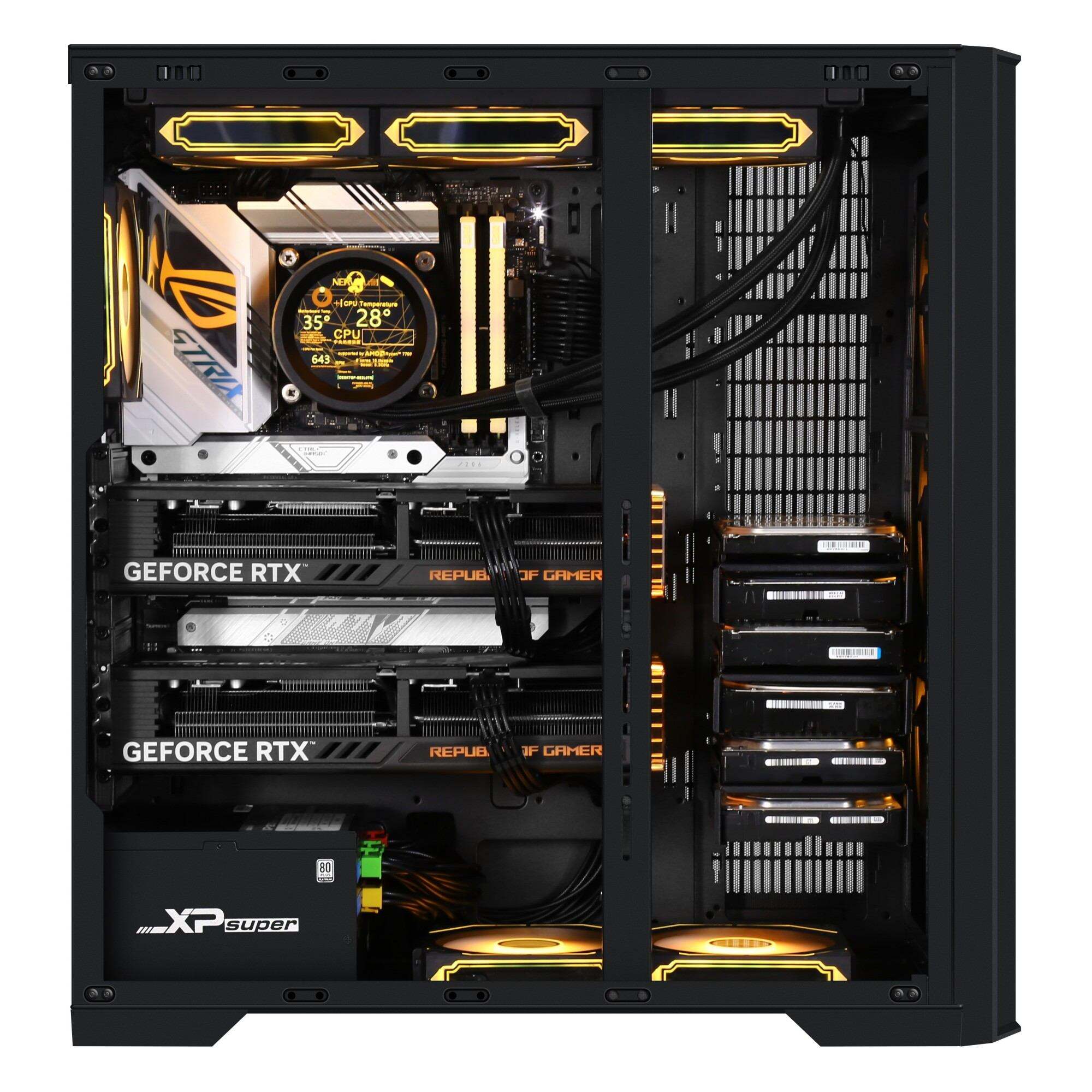 AI SUPER PC Case with High-Airflow