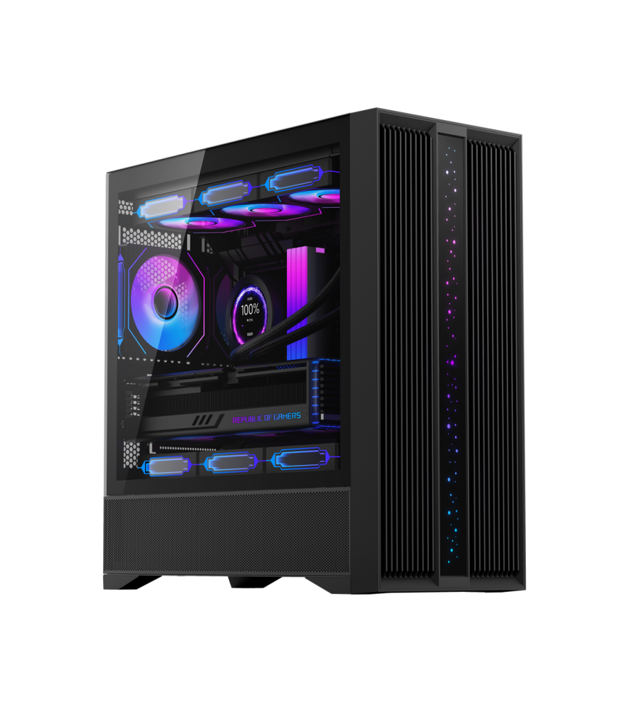 220m06 micro atx gaming pc case with grille front panel-0