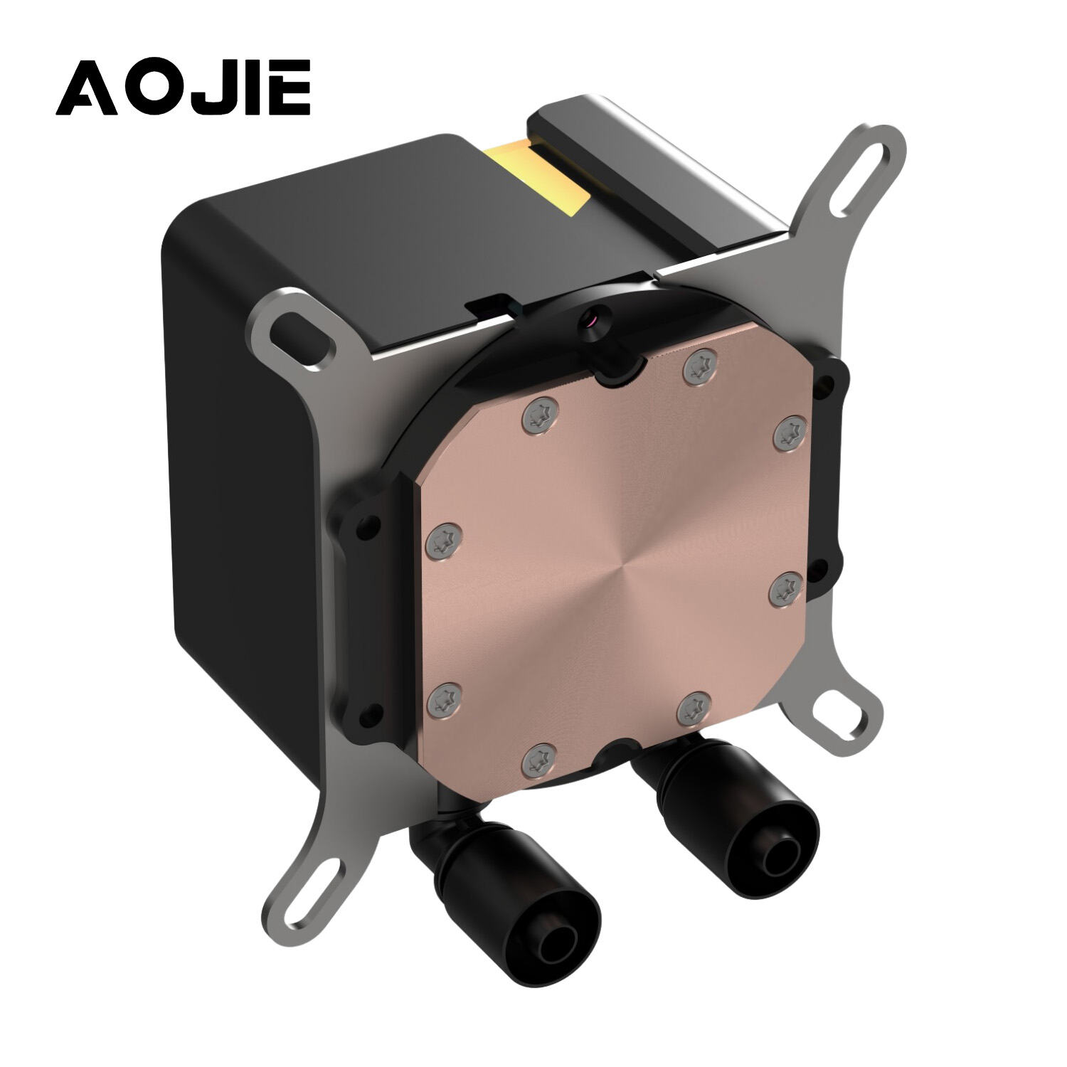 Echt-tijdtemperatuurmonitoring en weergave van de systeemstatus