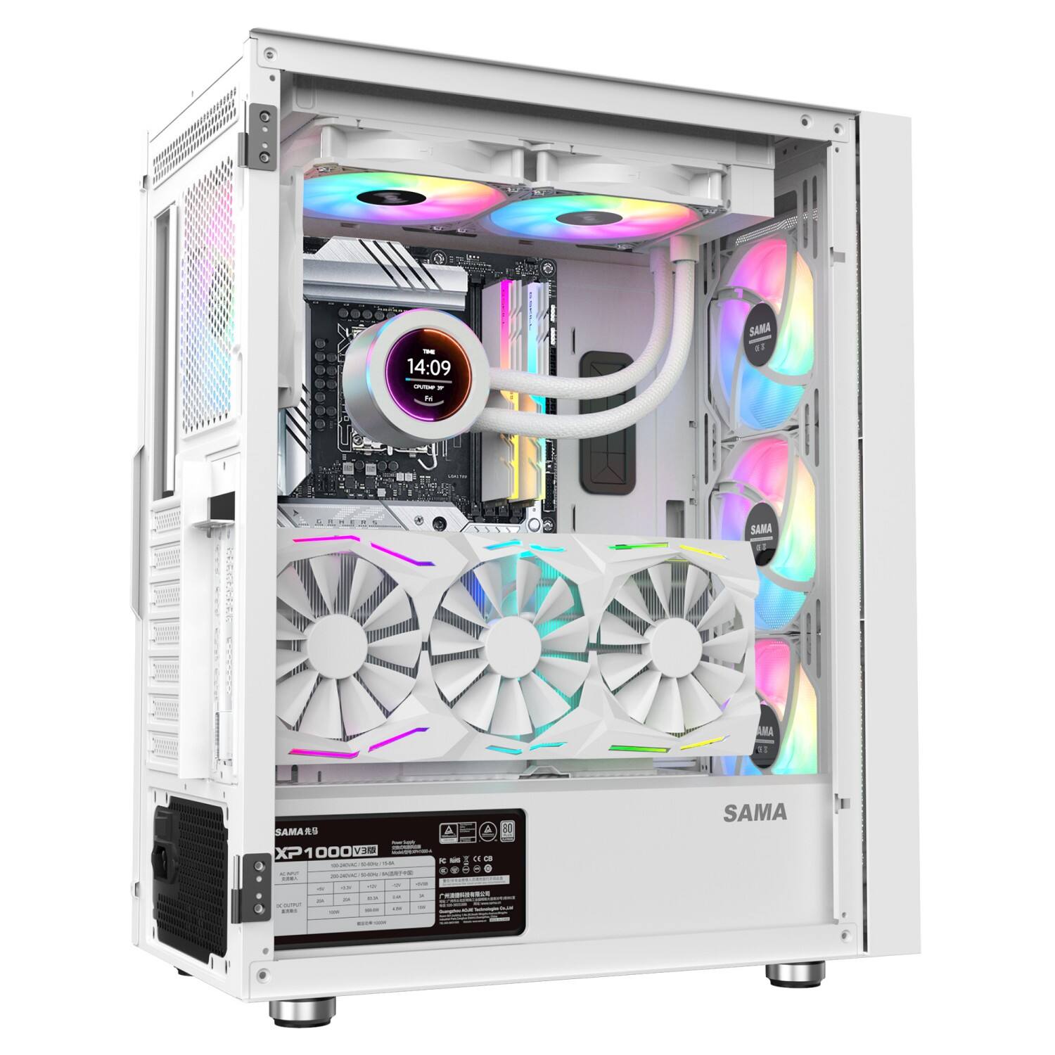 case per computer 3509 ATX con sportello aperto | Case