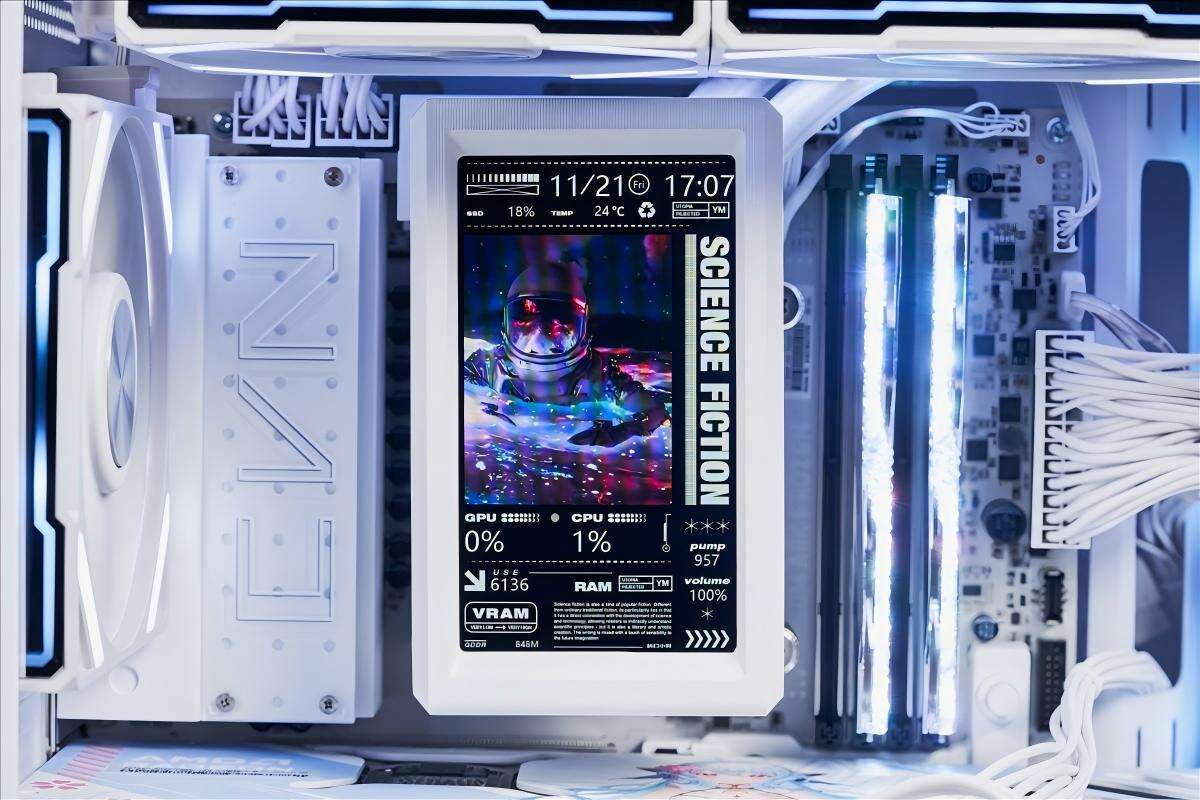 AOJIE C360-G Display: Redefining AIO Liquid Cooling with a Hidden-Tube ...