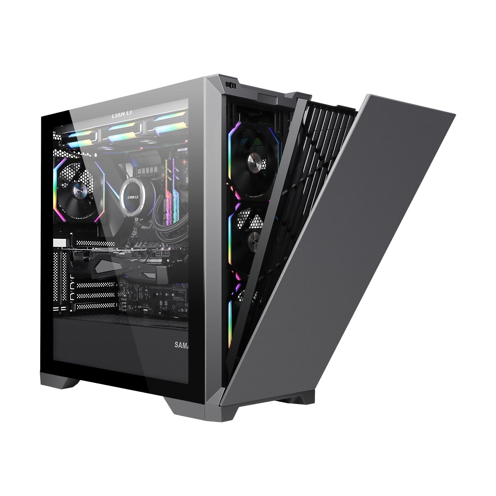 4303 ATX Mid-Tower Gaming PC Case with Removable Metal Steel Front Panel