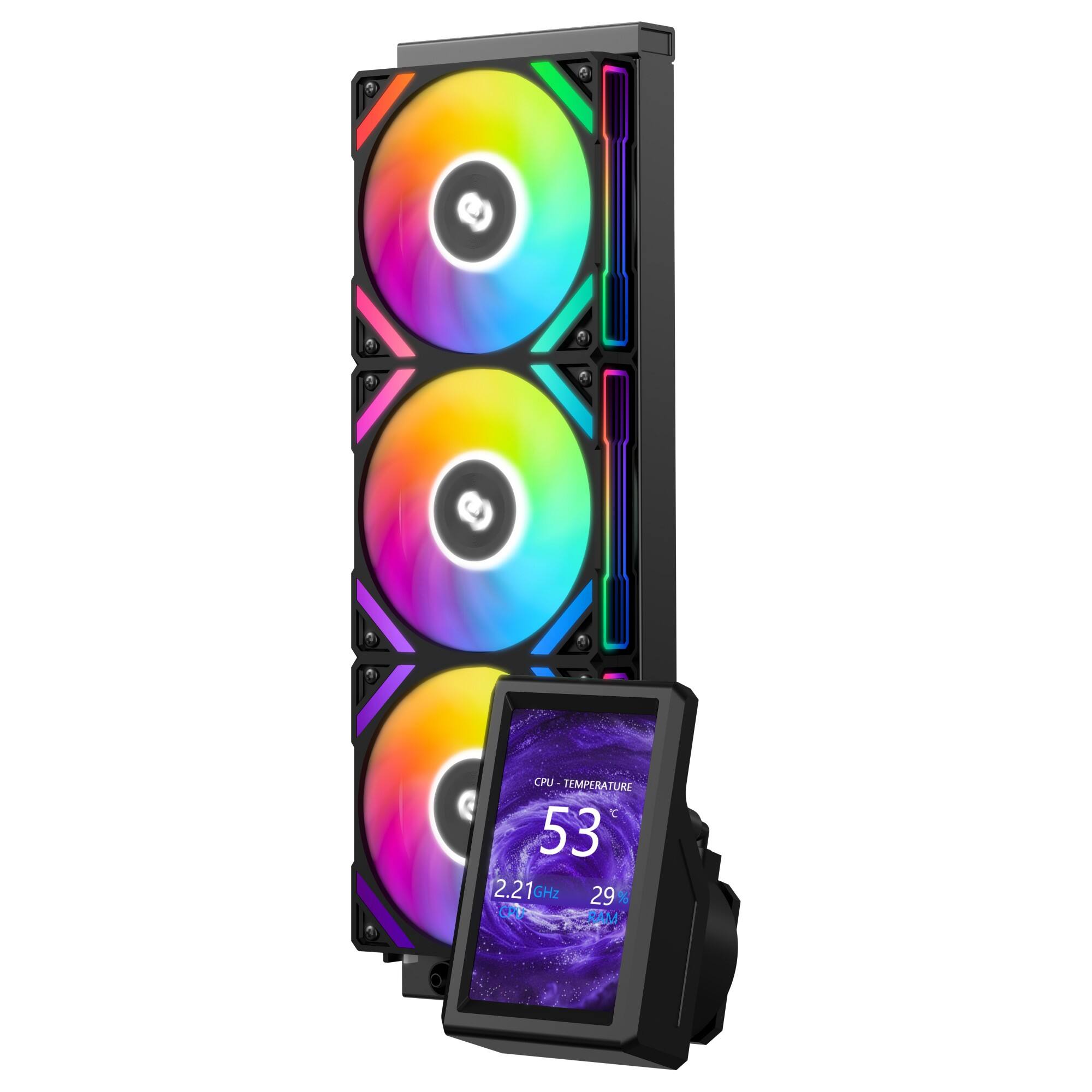 C360-G CPU Liquid Cooler with LCD Display | Liquid Cooler | for High ...