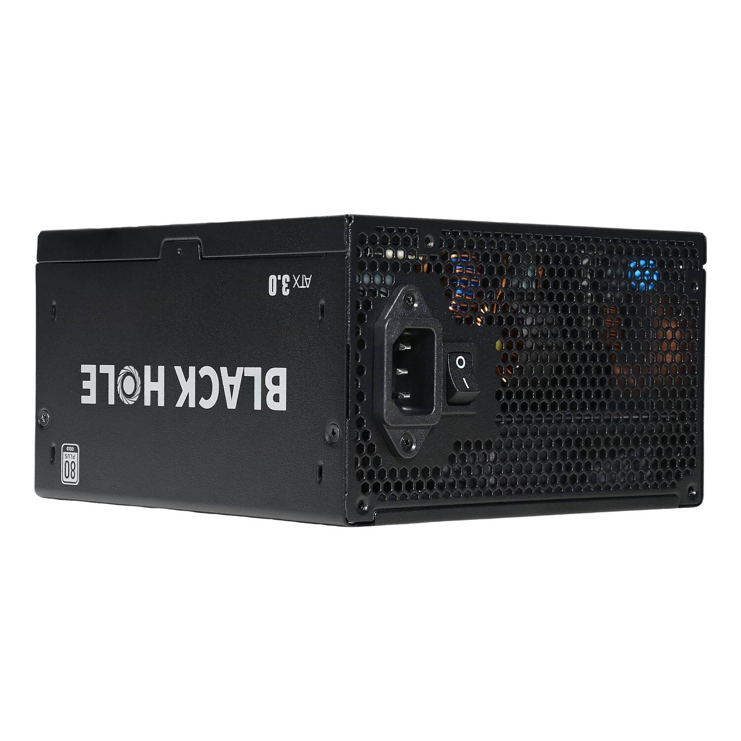 Black Hole 80 PLUS Gold PC Power Supply (Black Color)