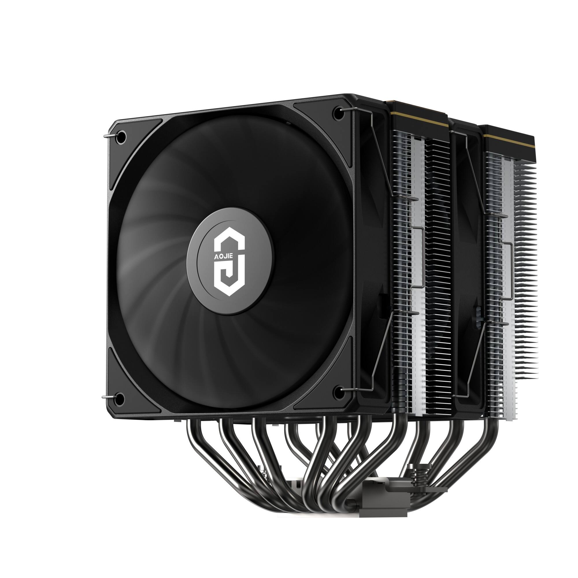 Y620W CPU Air Cooler with Digital Display (Wood Pattern) | Air Cooler ...