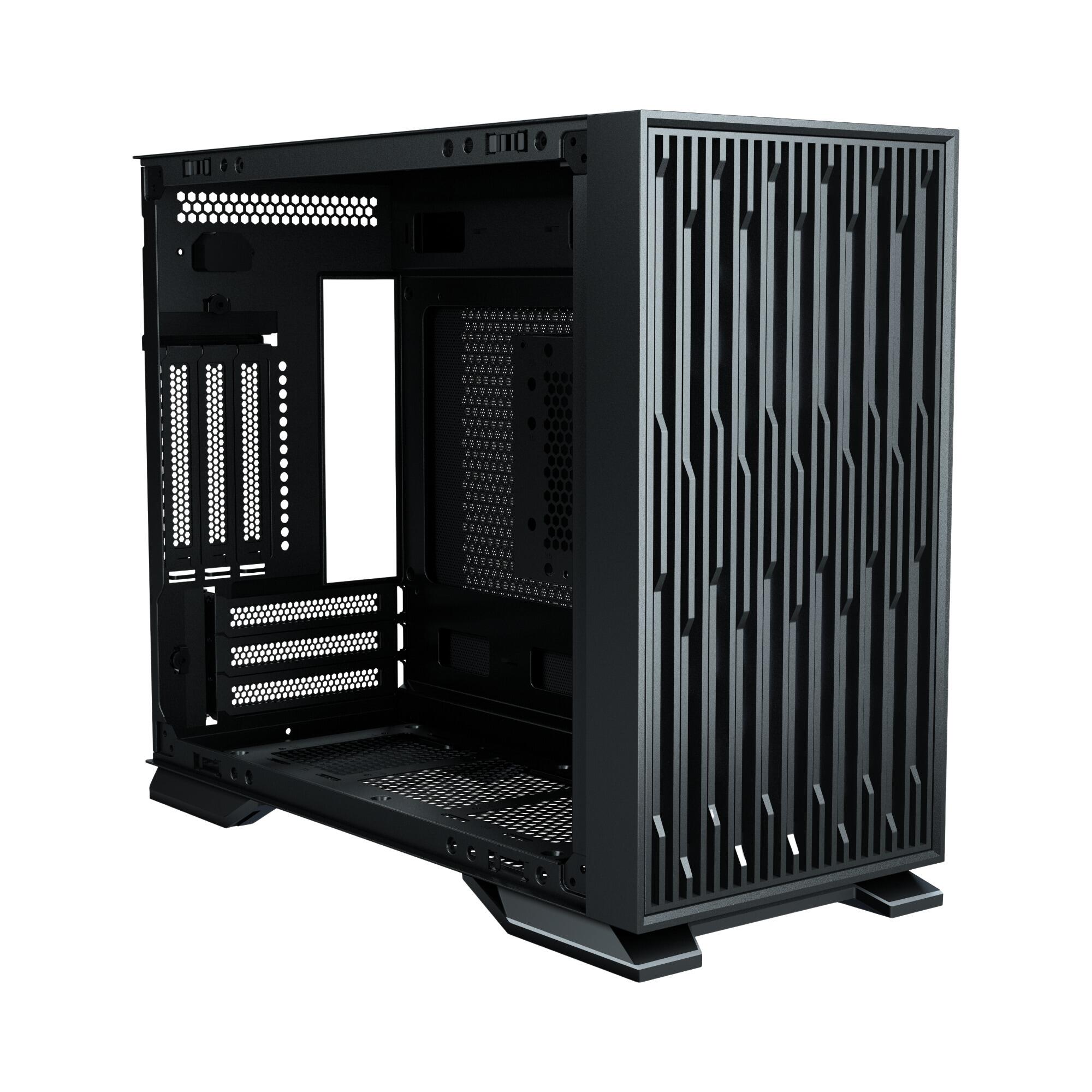 1681 Mini-ITX Gaming PC Case with Bottom ARGB Light Strip