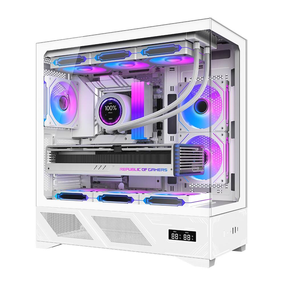 casing PC ATX 220A10 dengan Layar Digital | Casing