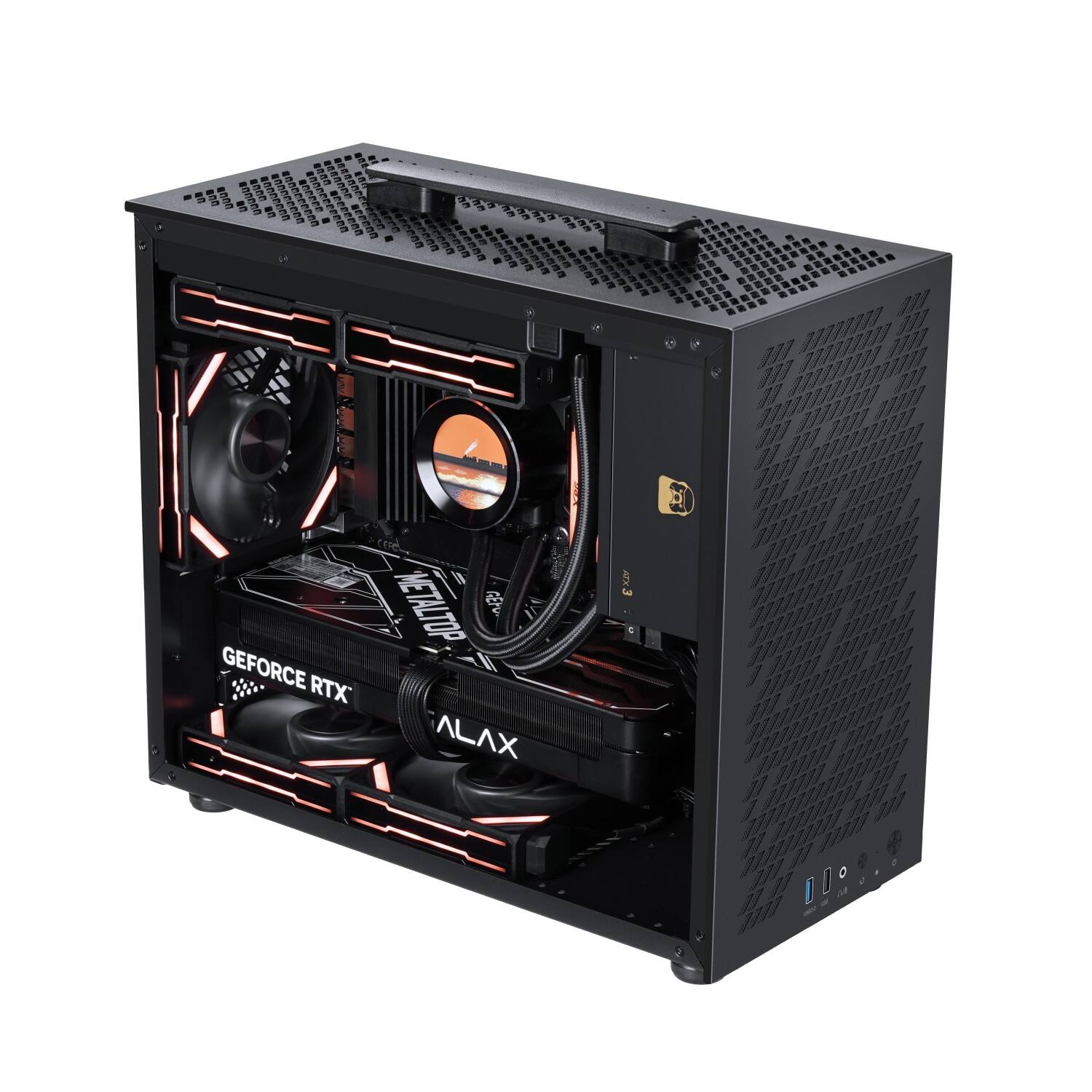 H1852 Portable MATX PC Case with Handle | Cases