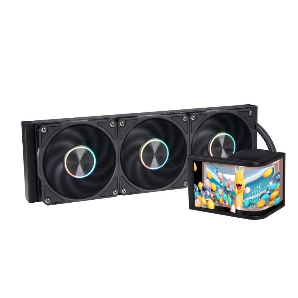 C360-F CPU-vloeibare koeler met gebogen LCD-display