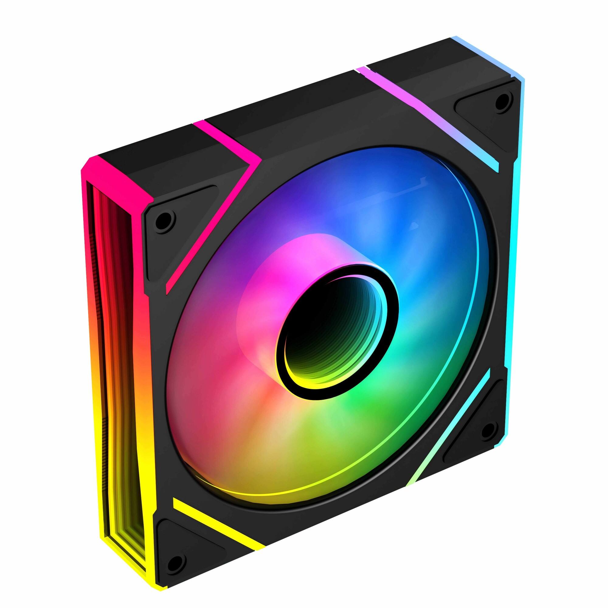 Bezgraniczny wentylator ARGB PLF120G z regulacją PWM