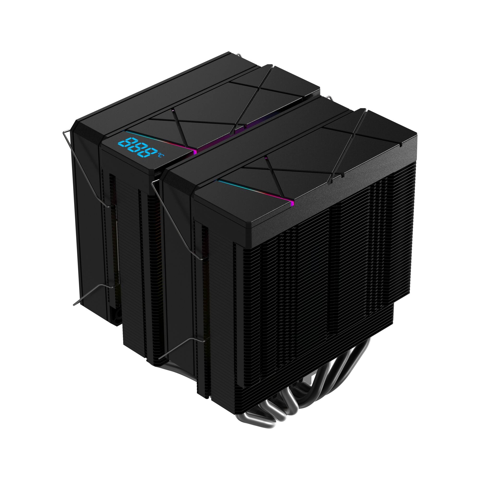 XM60 CPU Air Cooler with Digital Display/ Screen Display (Different ...