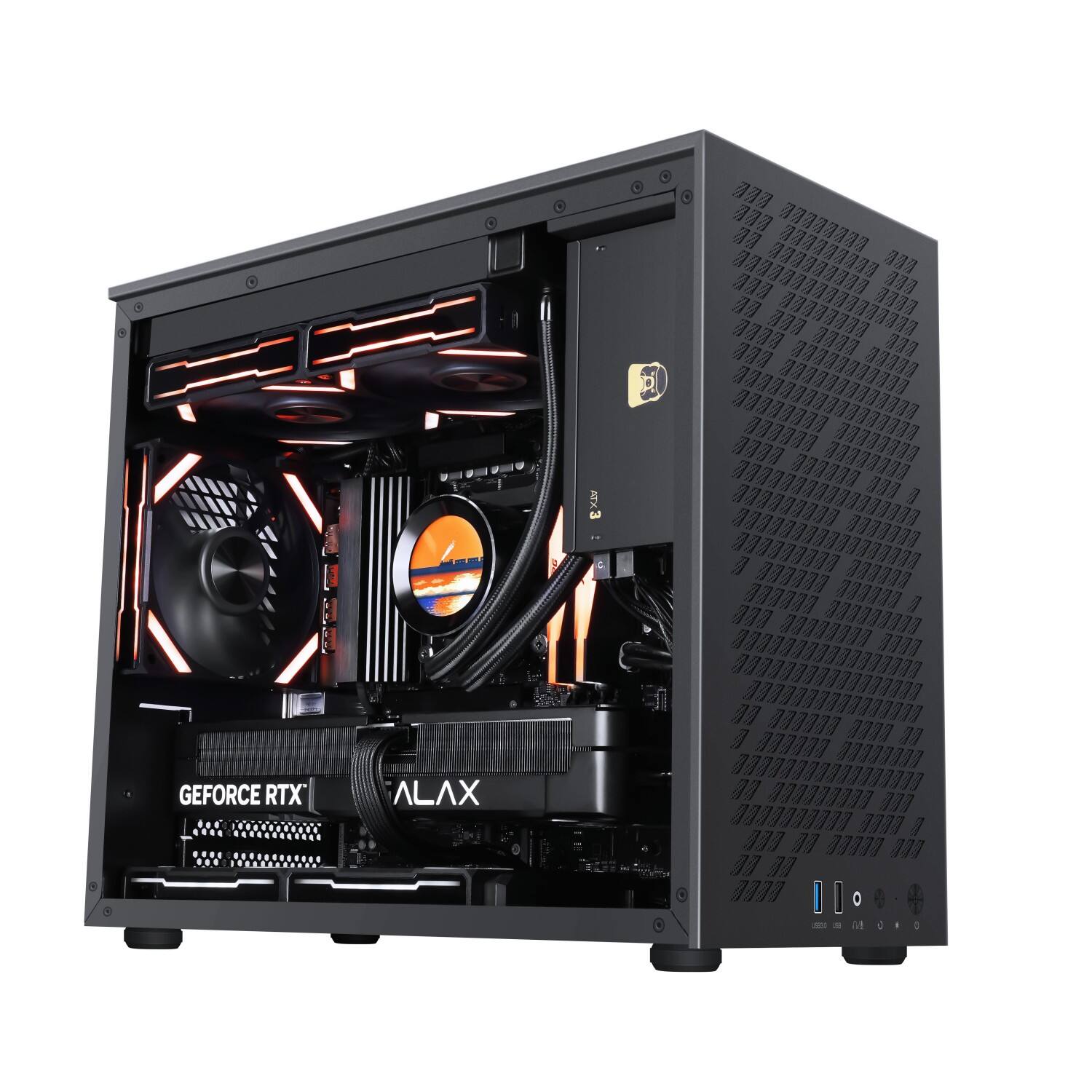 H1852 Portable MATX PC Case with Handle | Cases