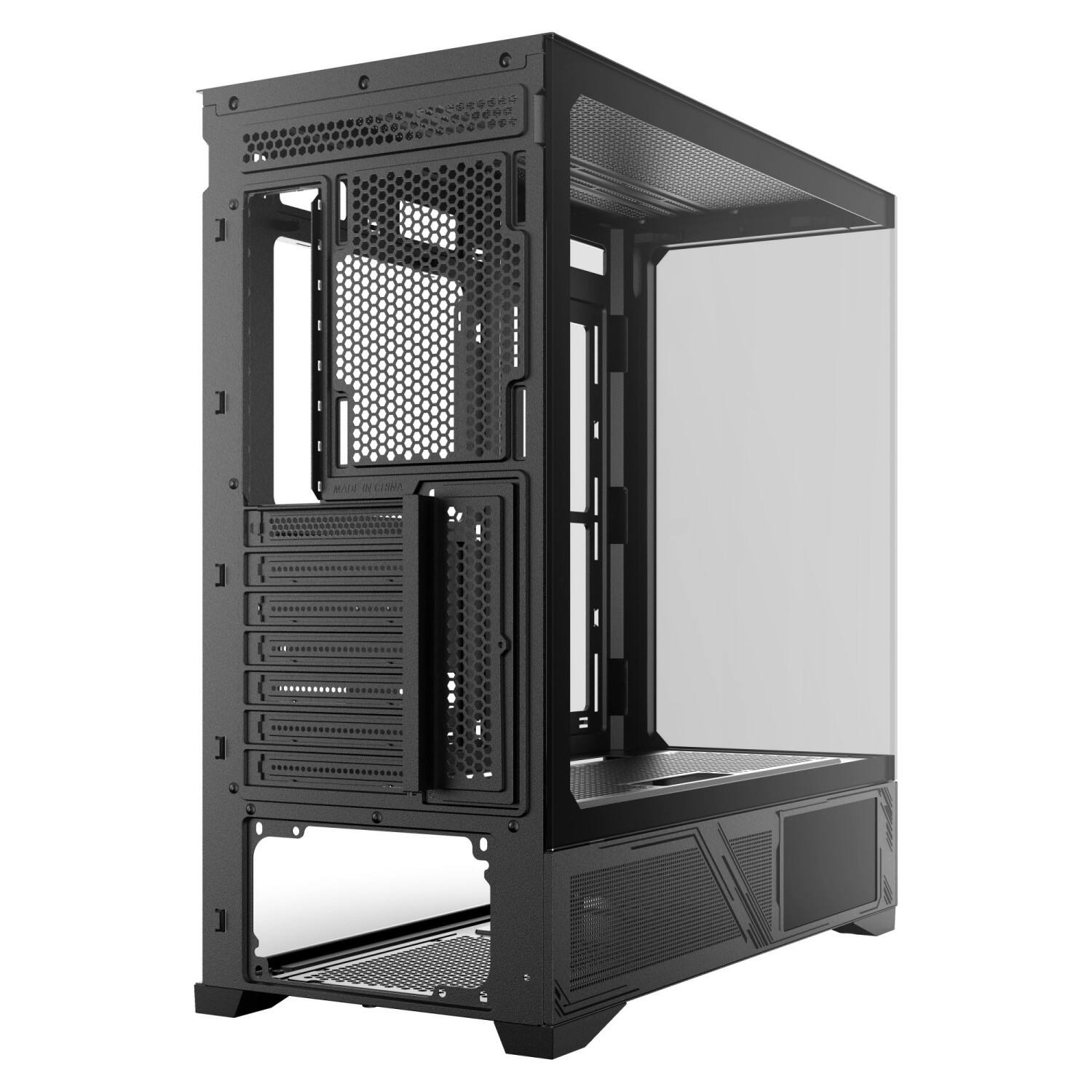 220A09 ATX PC CASE dengan Layar LCD | Casing