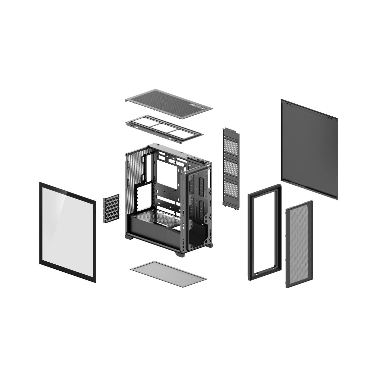 2355 EATX / ATX PC Case with Mesh Front Panel | Cases