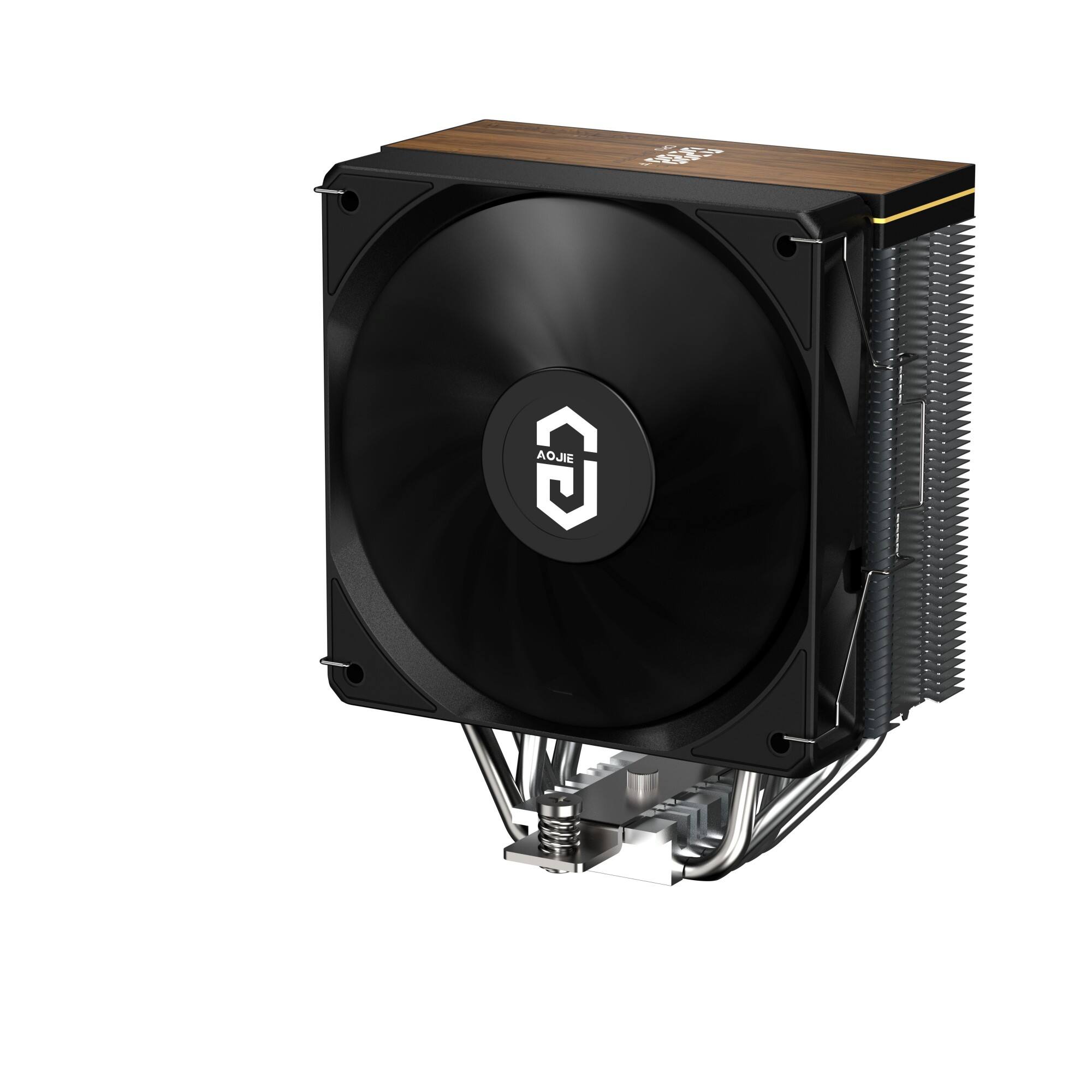 Y400W CPU Air Cooler with Digital Display (Wood Pattern) | Air Cooler ...