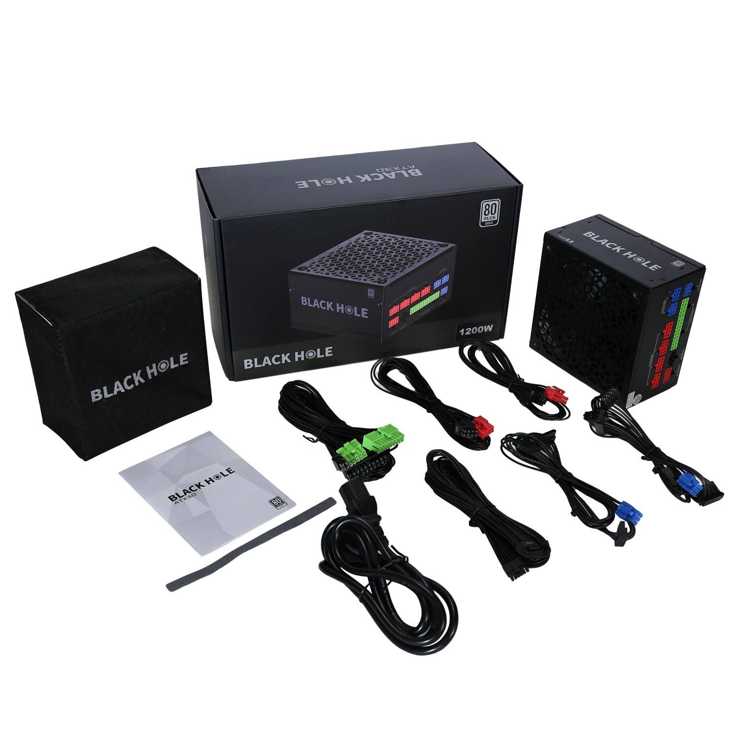 Black Hole 80 PLUS Gold PC Power Supply (Black Color)