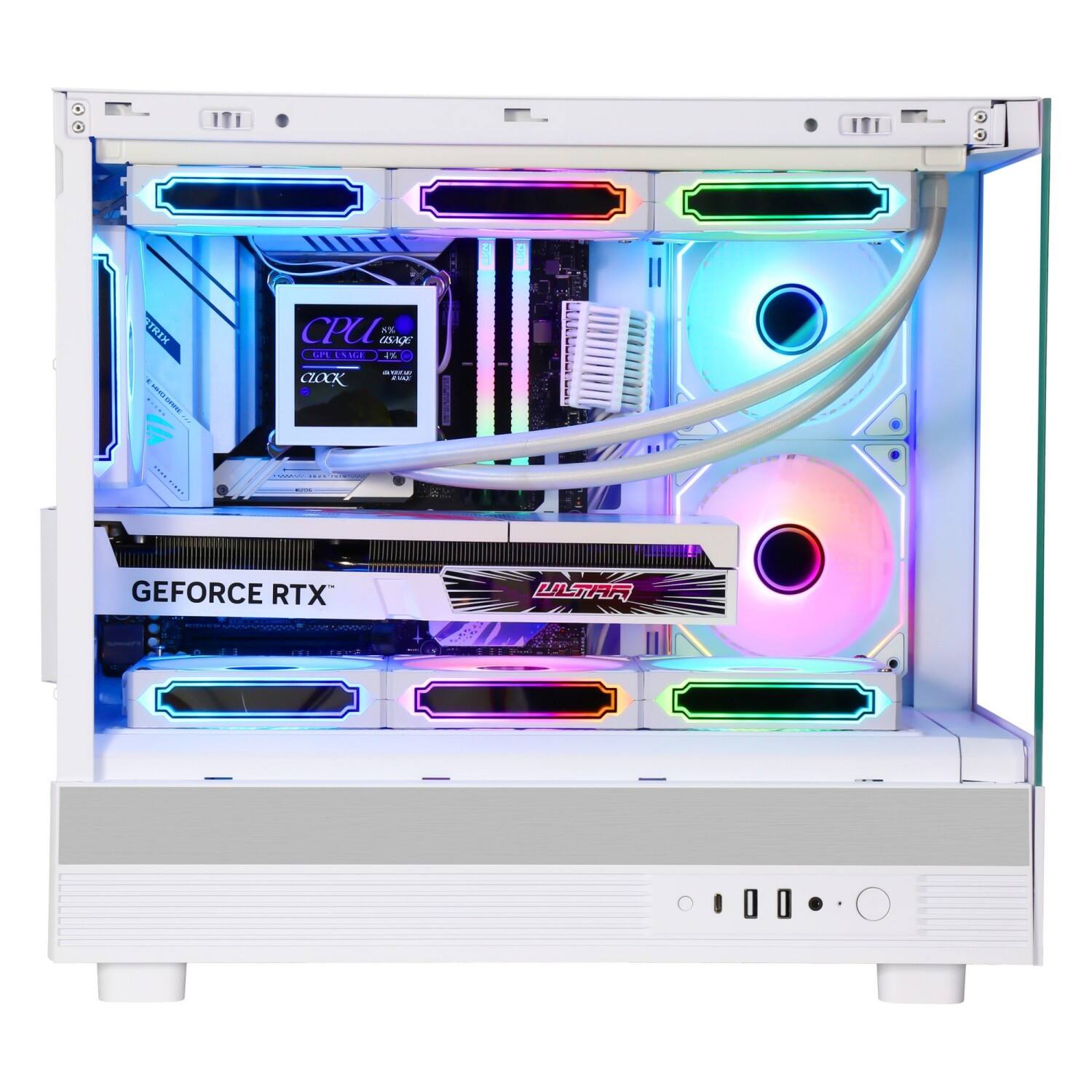 2221M MATX PC Case with Digital Display | Cases