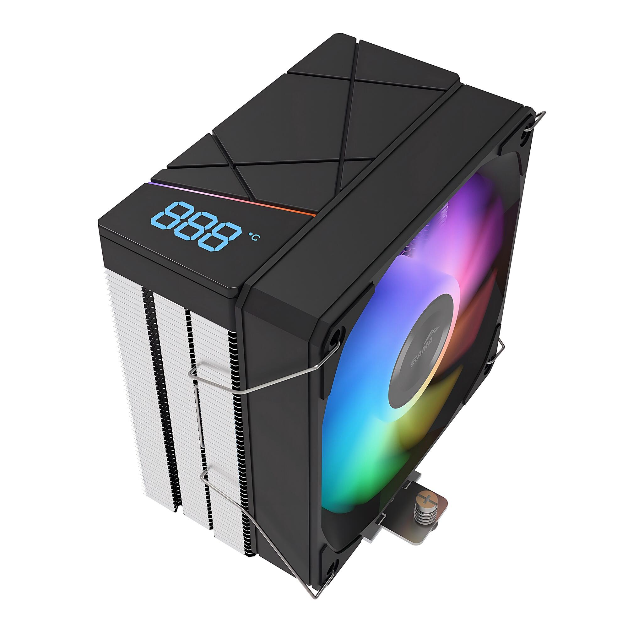 XM40 CPU Air Cooler with Digital Display