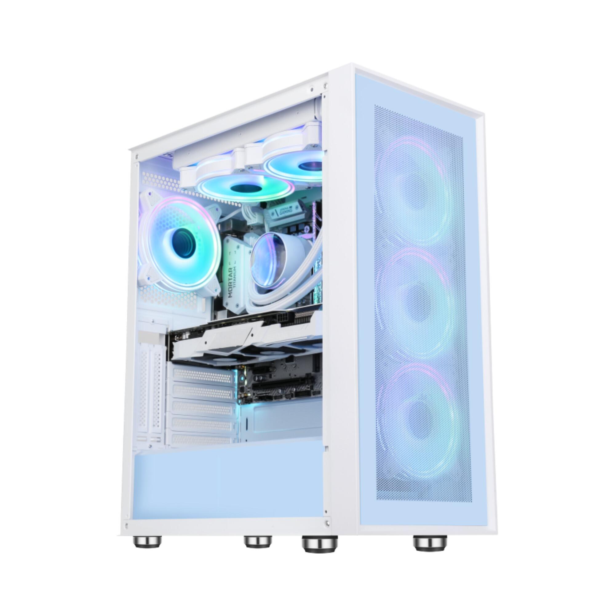 3508 ATX Mid-Tower Gaming PC Case with Full Mesh Front | Cases