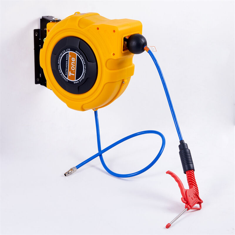 Kuning Panas Jual 10-15M hos angin gulungan dinding hos gulungan automatik