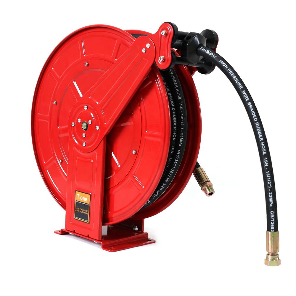 What features to look for in a durable retractable pressure washer hose reel for wholesale