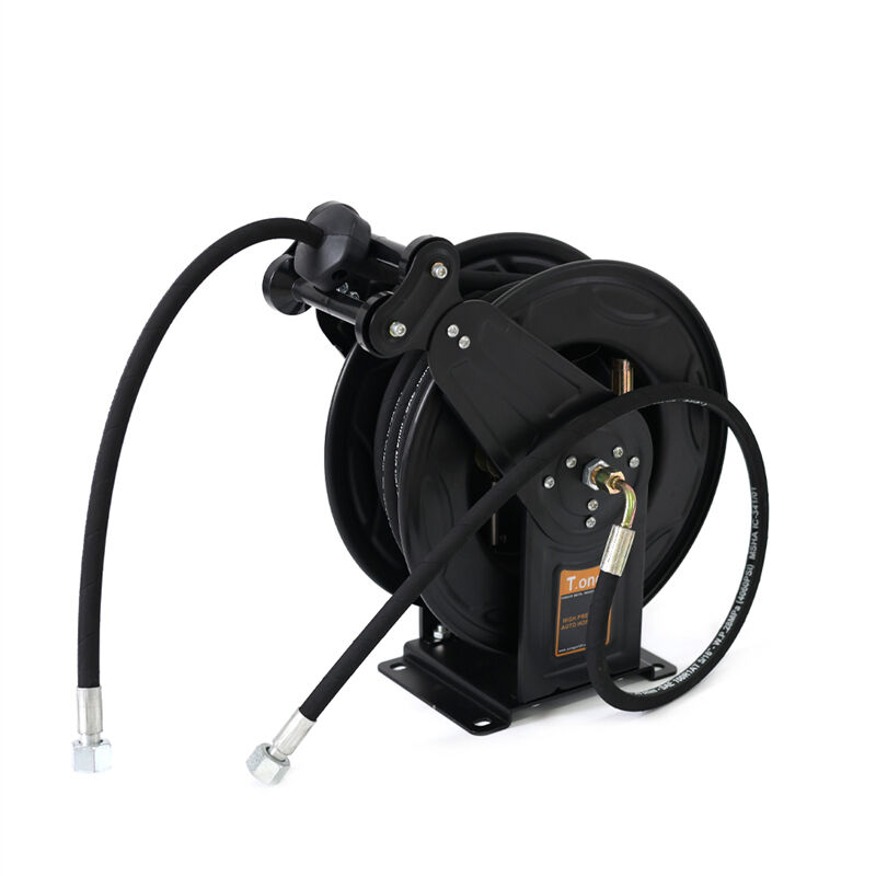 GY-1S TONE AUTO RETRACTABLE HOCHDRUCK-SCHLAUCHTROMMEL 1/2” 3/8” für Luft/Wasser/Öl