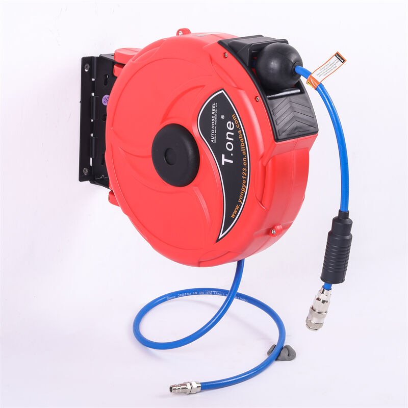 Rosso Vendita Calda TY-4A 10-12M avvolgitubo aria montato a parete avvolgitubo automatico