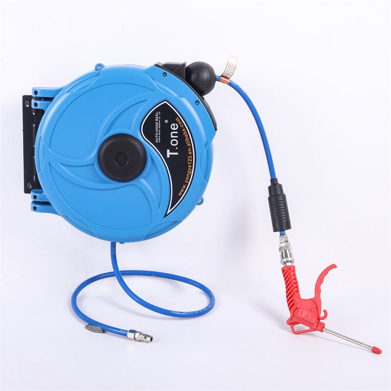 Blu Vendita Calda TY-4A 10-12M avvolgitubo aria montato a parete avvolgitubo automatico
