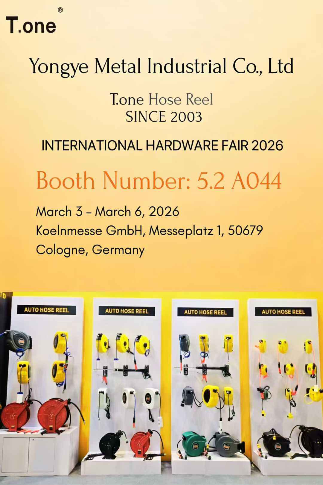 Paving the Way in Germany, Smart Manufacturing for the World: ZHAOQING YONGYE METAL INDUSTRY CO.,LTD. Shines at the 2026 Cologne International Hardware Fair