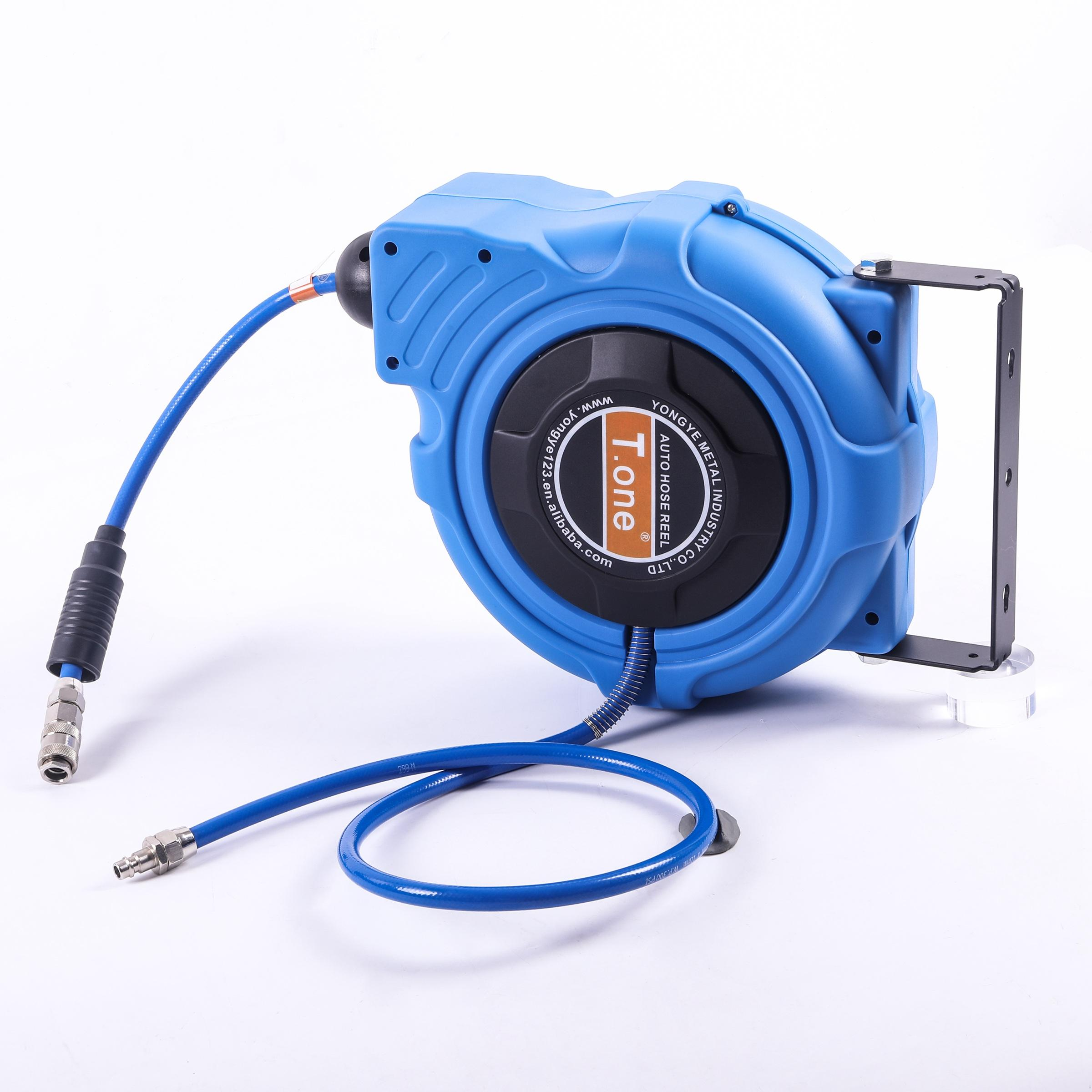 The other advantage of an auto retractable hose reel is that it does not take much space.