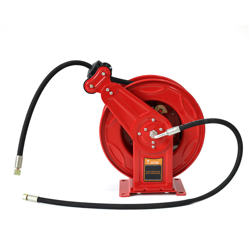 GY-1S TONE AUTO RETRACTABLE HOCHDRUCK-SCHLAUCHTROMMEL 1/2” 3/8” für Luft/Wasser/Öl