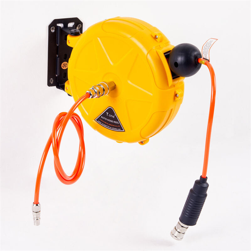 Kuning Panas Jual TY-1A 10M hos angin gulungan dinding hos gulungan automatik