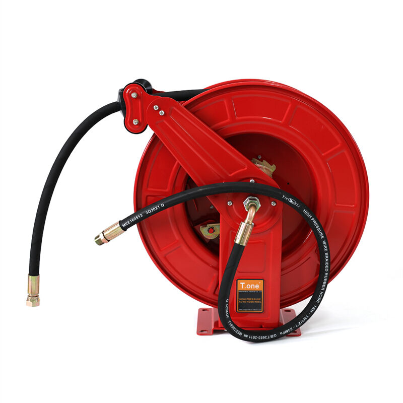 GY-1L TONE AUTO RETRACTABLE HOCHDRUCK-SCHLAUCHTROMMEL 1/2” 3/8” für Luft/Wasser/Öl
