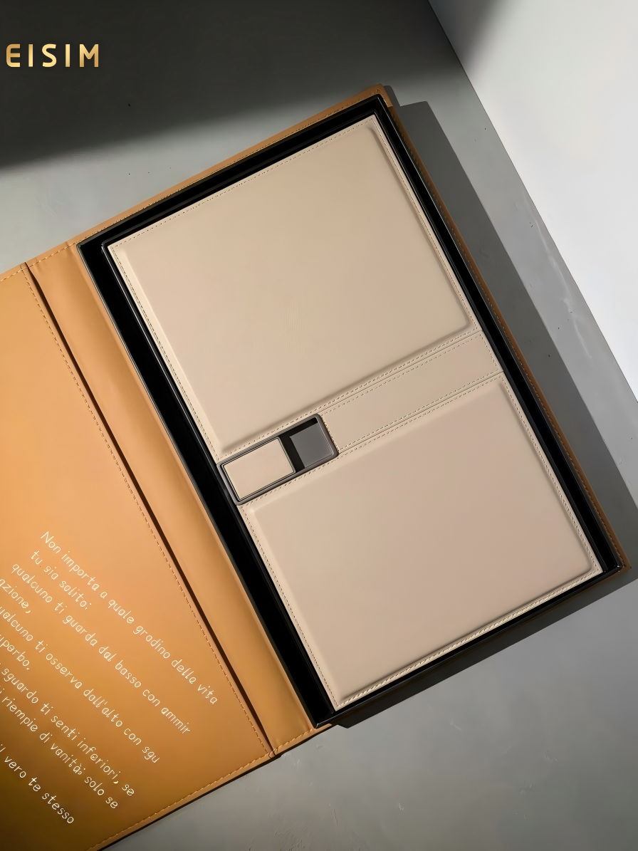 Anti-Scratch Textured Leather Wardrobe Door Panels with Precision Stitching
