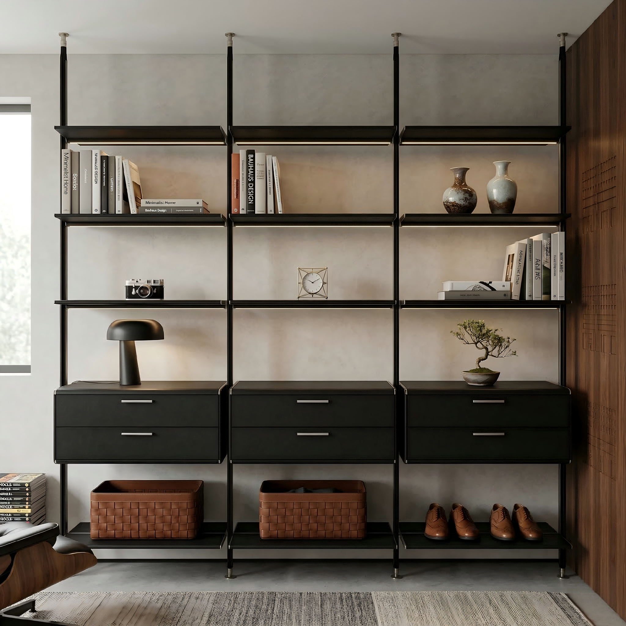 ESM Modern Minimalist Luxury Modular Custom Book Shelves
