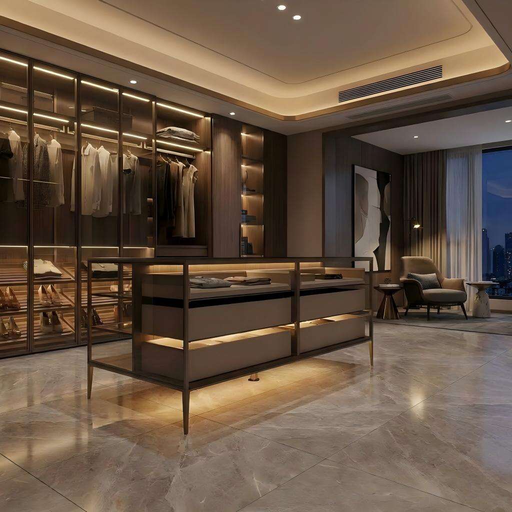 Modern Minimalist Luxury Modular Custom Wardrobe Closet