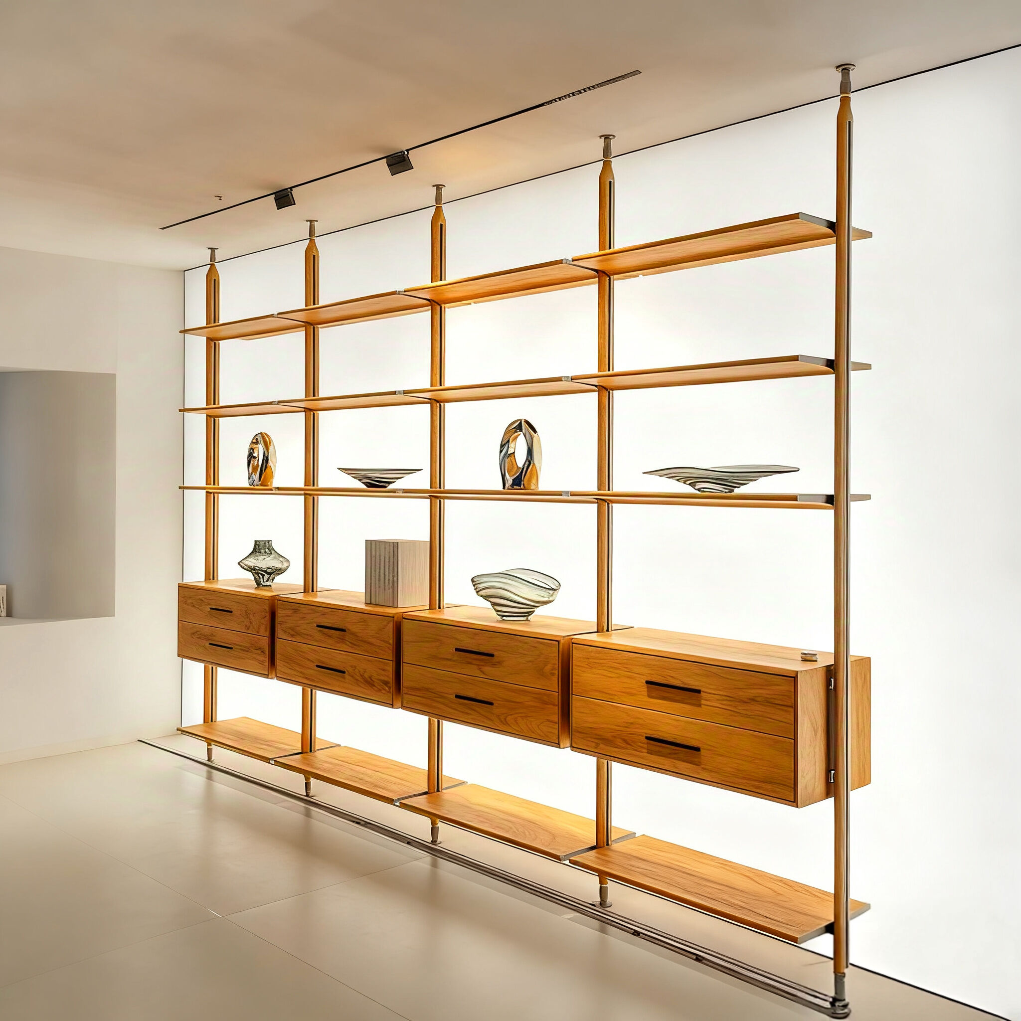 Modern Minimalist Luxury Modular Book Shelves