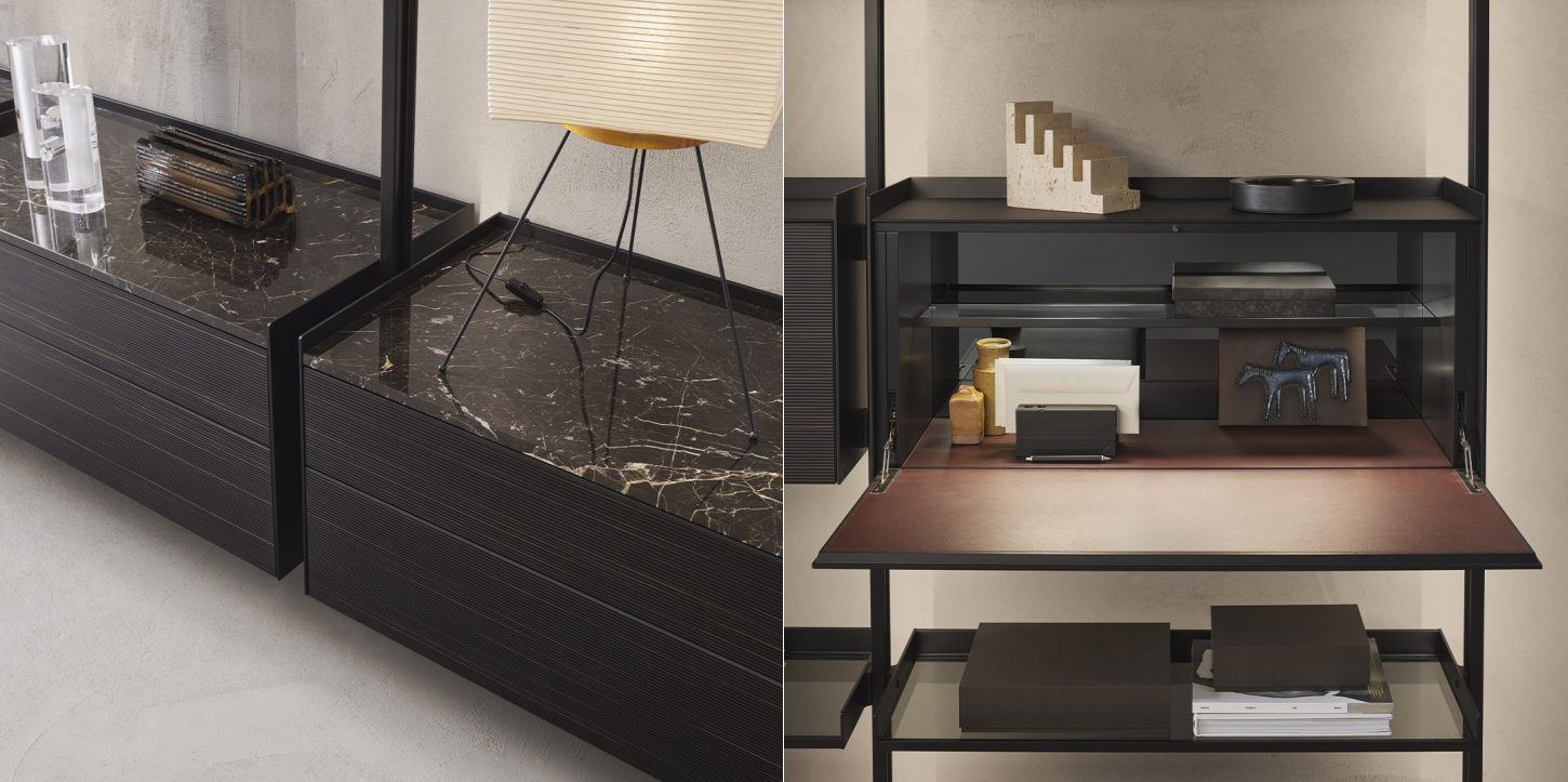 ESM Modern Minimalist Luxury Modular Custom Book Shelves manufacture