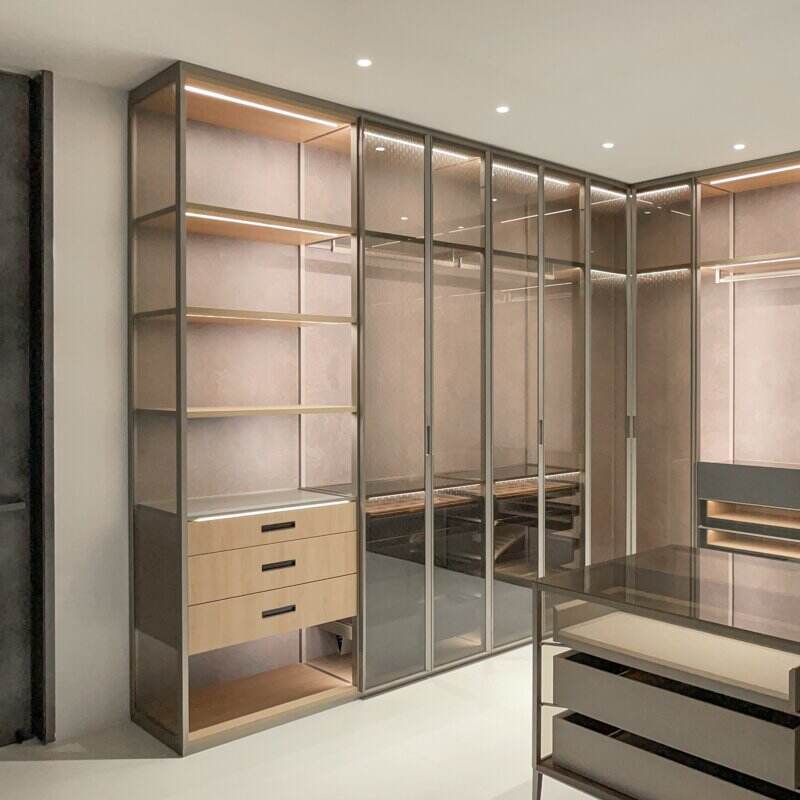 ESM001-Modern Minimalist Luxury Modular Custom Wardrobe Closet.