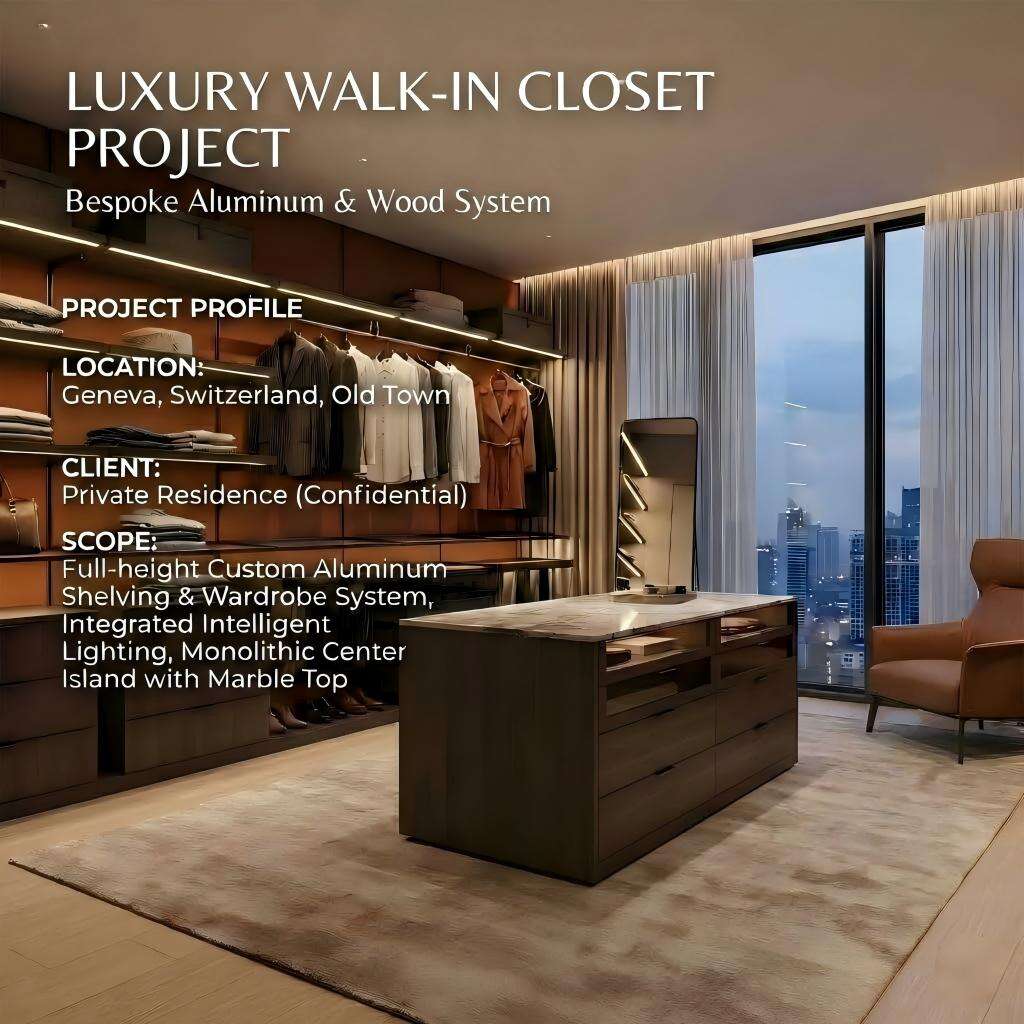 The Urban Sanctuary | Bespoke Italian Walk-in Closet