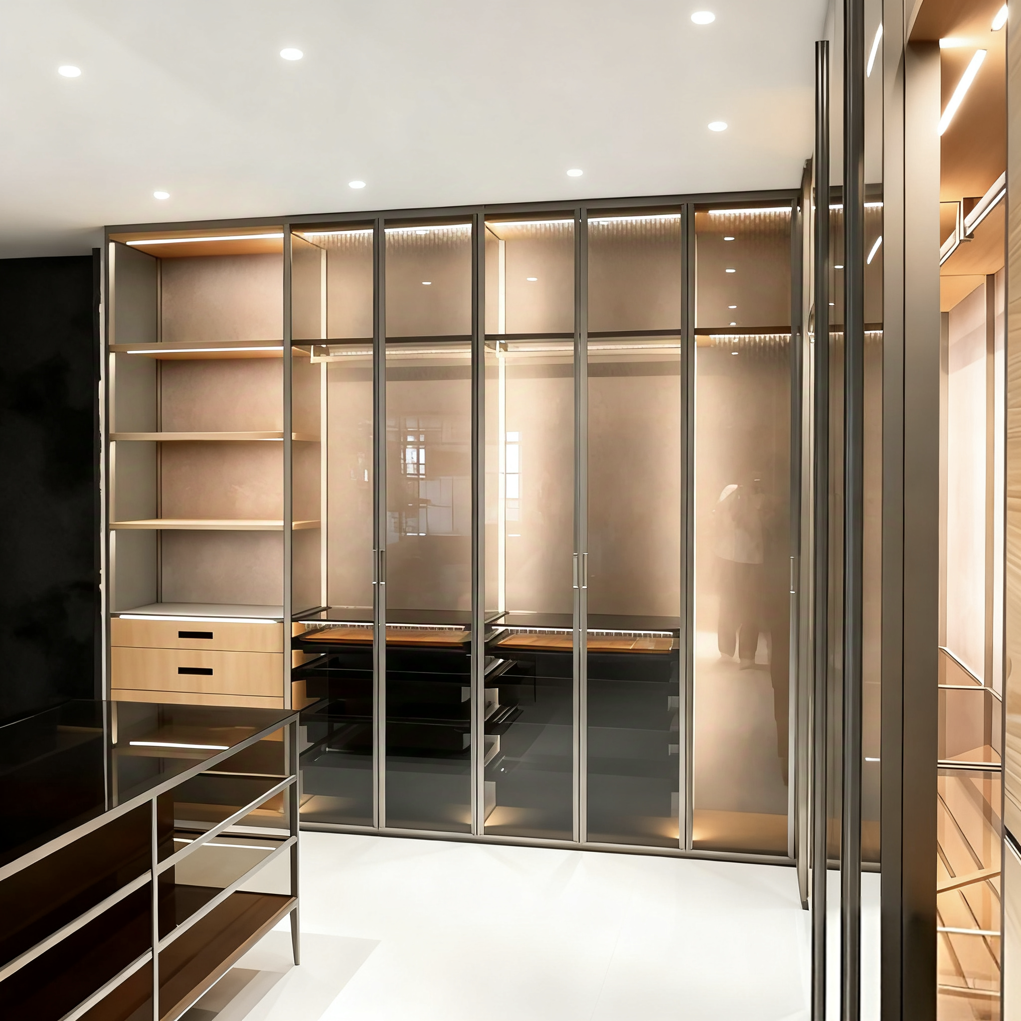Top Aluminium Wardrobe Designs for Modern Minimalist Interiors