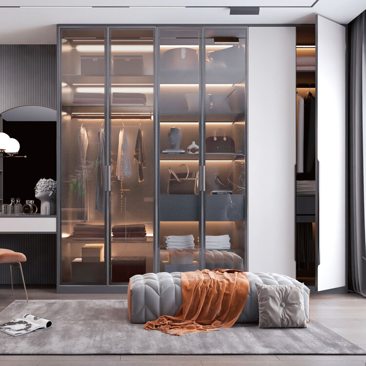 Kornici ta' Dwar tal-Alluminju – Kornici ta' Dwar tal-Alluminju Inviżibbli personalizzati 6063 T5/T6 Anodizzati għall-Armadi tal-Kiċċena | OEM / ODM