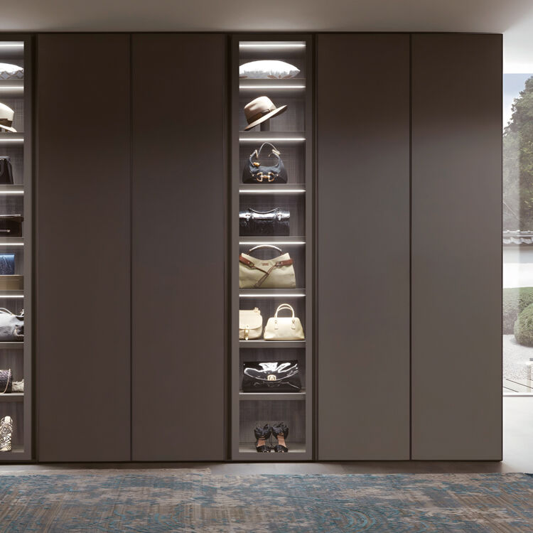 Bibien tal-Kiċċina ta’ Alluminju – Sistema Mistoqsija ta’ Fram ta’ Bieb Inviżibbli ta’ Alluminju Anodizzat 6063 T5/T6 | OEM / ODM