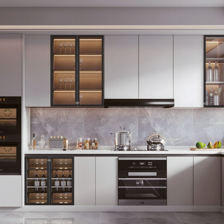 درهای کابینت آلومینیومی – سیستم قاب نامرئی سفارشی از جنس آلومینیوم آنودایز شده نوع ۶۰۶۳ برای کابینت‌های پوشیده با شیشه در کمد و گاردروب | تولید به سفارش (OEM)