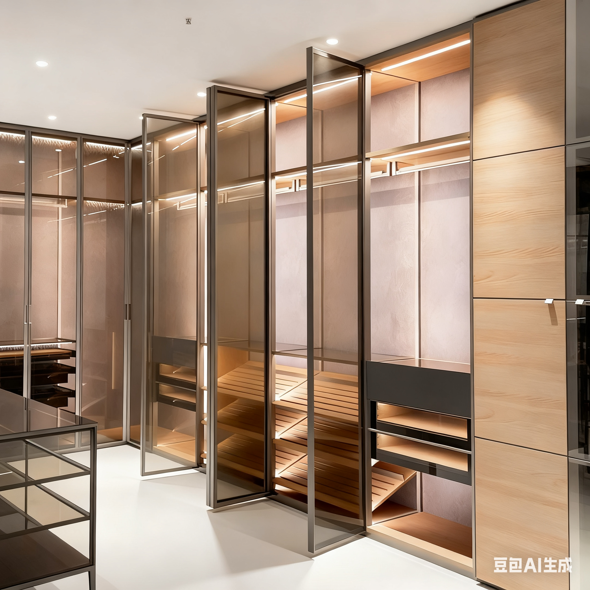 Small Modern Walk-In Closet Design Solutions