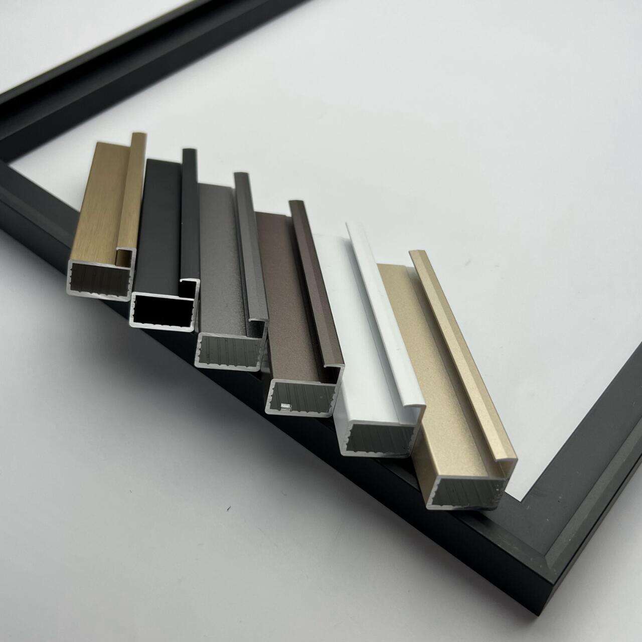 Alüminyum Kapı Çerçevesi Profili – Mutfak Dolapları İçin Özel 6063 T5 Anodize Edilmiş Görünmez Alüminyum Kapı Çerçevesi | OEM / ODM